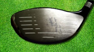 Sharpie marks on club face